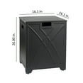thumbnail image 4 of BAIDE HOME Propane Tank Cover Table, Square Propane Tank Holder Hideaway for 20 lb Propane Tank, Propane Tank Cover for Gas Fire Pits, Black, 4 of 7