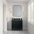 thumbnail image 5 of James Martin Vanities 650-V36-UGR-3PBL Brittany 36" Single Basin Poplar Wood Vanity Set -, 5 of 5