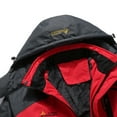 thumbnail image 4 of Holloyiver Men's Jacket Mountain Waterproof Ski Jacket Warm Winter Waterproof Windbreaker Hooded Raincoat Snowboarding Sweatshirt Red, 4 of 5