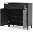 thumbnail image 4 of Allora 4 Shelf Shoe Storage Cabinet in Espresso, 4 of 5