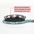 thumbnail image 5 of Blue Christmas Polar Bear Pattern Hair Brush,Girls Detangling Hair Brush,Glide Through Tangles with Ease for Wet & Dry Hair,8.8"X2.8", 5 of 7
