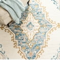 thumbnail image 6 of SAFAVIEH Micro-Loop Byron Geometric Striped Area Rug, Ivory/Blue, 2'3" x 4', 6 of 8