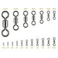 thumbnail image 4 of Dr.Fish 100pcs Rolling Barrel Swivels 298LB Fishing Swivel Solid Ring Lures Tackle, 4 of 9