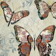 thumbnail image 3 of Jensen, Asia 15x15 Black Modern Framed Museum Art Print Titled - Patterned Butterflies I, 3 of 5