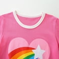 thumbnail image 3 of GYRATEDREAM Girls Short Sleeve T-Shirts Summer Casual Cotton Tee Crew Neck Regular Fit Pullover T Shirt for 6Y Pink, 3 of 9