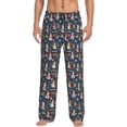 thumbnail image 1 of Balery Garden Gnomes Pantalones de pijama para hombre, pijama ultraligero, pantalón de descanso-Small, 1 of 6
