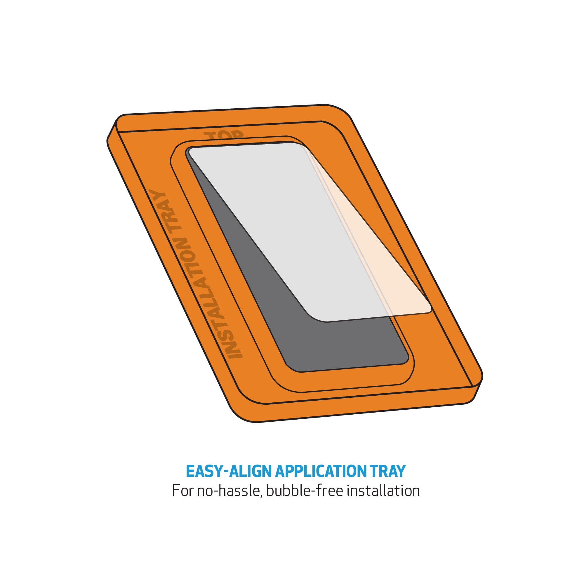 DuraGlass Tempered Glass Screen Protector for Samsung Galaxy A27 5G with Quick Application Tray
