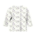 thumbnail image 5 of Ugoldhm Girls 3/4 Sleeve Casual Tees - Soft Crew Neck Cute Print Summer Tops Sizes 3-12, 5 of 5