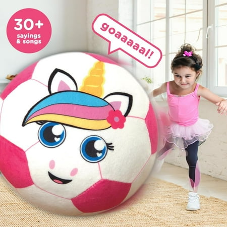 Move2Play, Hilariously Interactive Toy Soccer Ball with Music and Sound Effects, Ball for Toddlers, Birthday Gift for Boys and Girls 1, 2, 3  Years Old