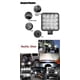 thumbnail image 4 of 4 X 48w Led Work Light, Square Spotlight 12v 24v Long Range Led Headlights Ip67 Spot Flood Reversing Light For Car Truck Tractor Suv Boat(4 Pcs), 4 of 4