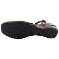 thumbnail image 2 of Gentle Souls Womens Iso Jane Ankle-Strap Flat Shoe, Mahogany, US 5.5, 2 of 3