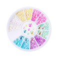 thumbnail image 2 of CPHDW7 Nail Art Gem Set, 12 Compartment Disc Box with Sparkle Rhinestones and Charms for Nail Decoration, Bedazzling Craft Supplies for Home Salon and DIY Design, 2 of 9