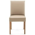 thumbnail image 4 of Herval 5 Piece Wood and Metal Round Dining Set w/ Upholstered Chairs in Brown, 4 of 7