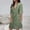 Multi-color, variant on Cotton Linen Robes for Women Striped Button Down Long Sleeve Lightweight Sleepwear Bathrobe Loungewear with Pockets
