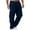 Navy, variant on NARABB Sales Men's Loose Long Pants Reduce Solid Multiple Pockets Outdoor Straight Type Fitness Pants Cargo Pants Trousers