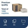 thumbnail image 3 of Tork 716002 1-Ply 15 in. x 16 in. LinStyle Dinner Napkin - White (1000/Carton), 3 of 7