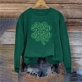 thumbnail image 3 of Guluxicc Sweatshirts for Women Casual Long Sleeve Graphic Printed Shirts St. Patrick's Day Pullover Tops, L, 3 of 6