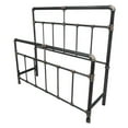 thumbnail image 3 of Coaster Metal Twin Full Bed Frame with Adjustable Glides in Black, 3 of 4