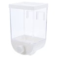 thumbnail image 1 of Conteneur de Stockage de Grains de Cuisine Distributeur de Céréales Granola Boîte de Rangement Suspendue - 1000ml (Blanc), 1 of 9