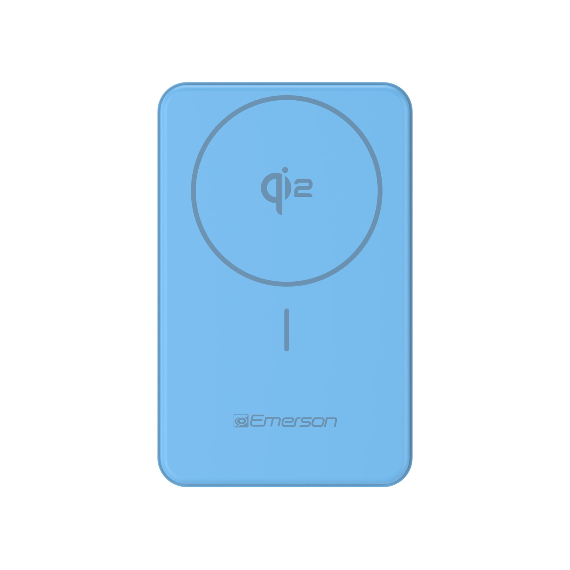 Emerson Power Bank with 15W Qi2 Magnetic Wireless Charging and 20W Wired Output Charging Blue - PBW1010U
