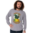 thumbnail image 3 of Bluto St Paddys Down For Shenanigans Men's Long Sleeve Tee T Shirt Brisco Brands S, 3 of 6