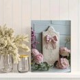 thumbnail image 2 of Qisvanset 12x16 Inch Girl Baptism Sign Canvas Wall Art, Religious Dedication Gift Newborn Nursery Faith Decor, 2 of 8