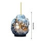 thumbnail image 3 of EGYMEN - Colgante de bola de cristal acrílico con forma de muñeco de nieve (8 cm), diseño único de copo de nieve para el hogar, el coche y la oficina. Adorno navideño festivo y alegre., 3 of 6