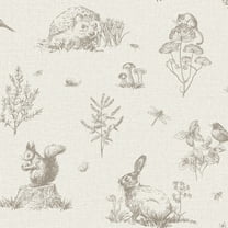 Arthouse Clawford Beige Meadow Friends Wallpaper