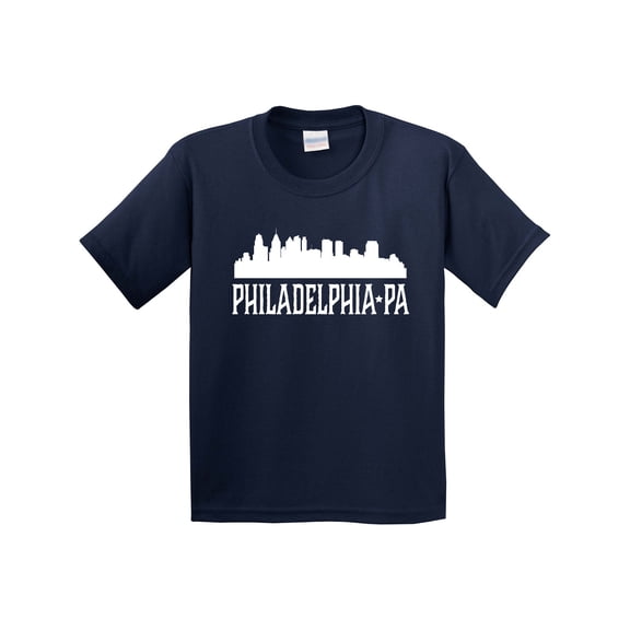 Inktastic Philadelphia Pennsylvania Skyline Pa Cities Youth T-Shirt