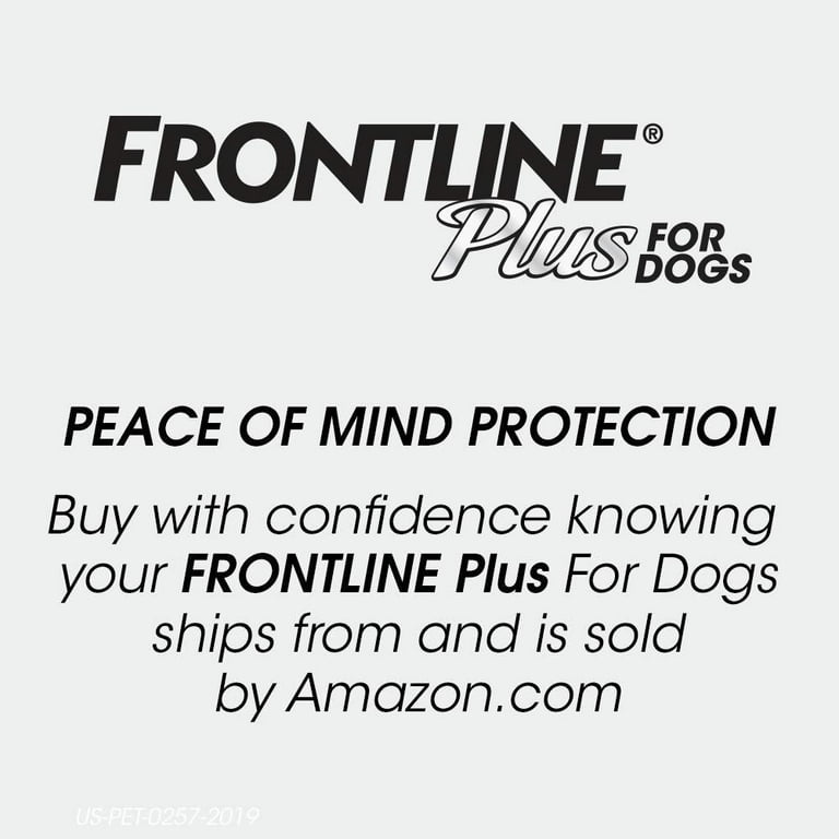 FRONTLINE Plus for Large Dogs, Flea and Tick Preventative, 45-88