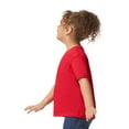 thumbnail image 3 of Gildan Toddler Heavy Cotton T-Shirt, Short Sleeve Taped Neck Shirt, Red Tee, Size 5T, 3 of 5