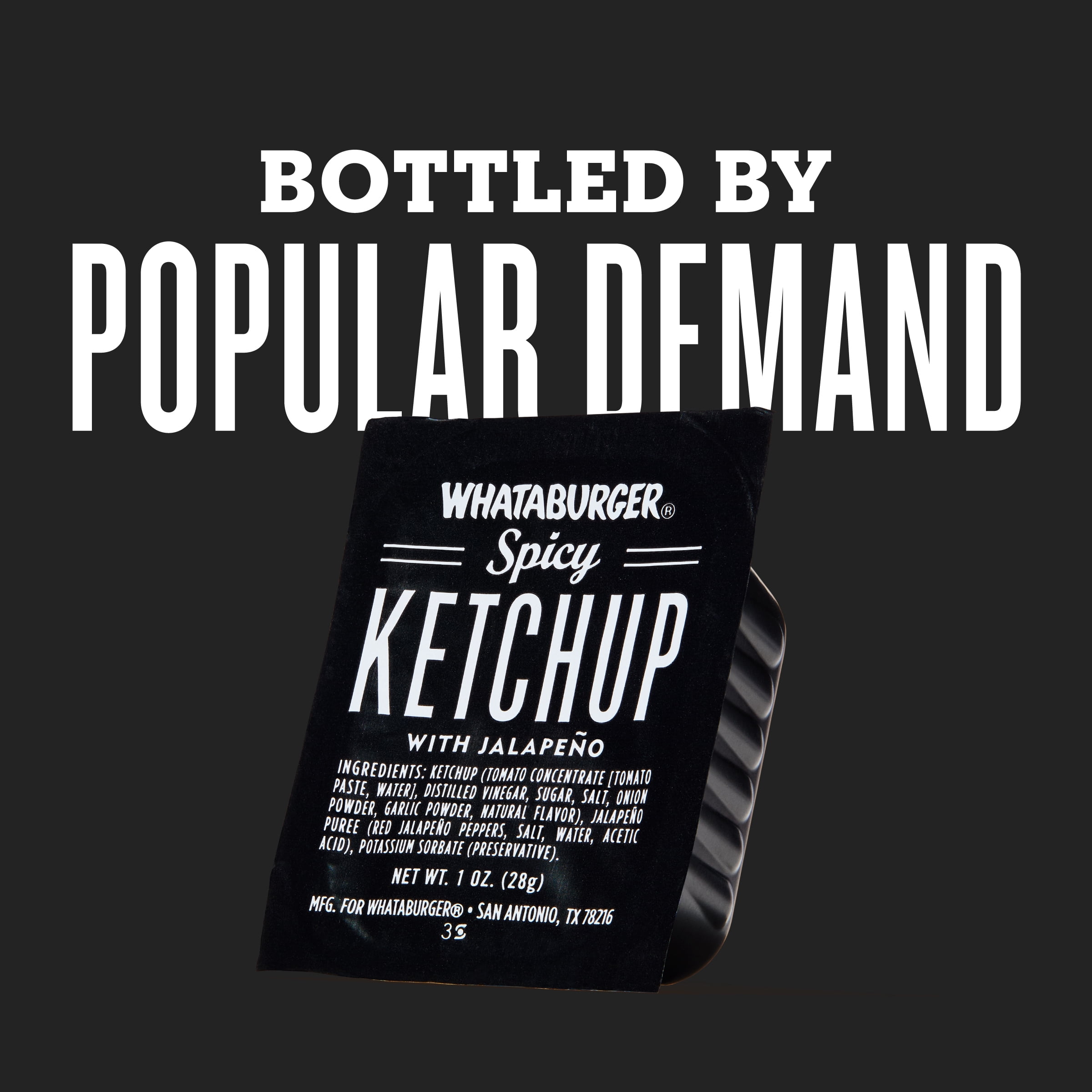 (3 pack) Whataburger Spicy Ketchup with Cholula