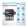 thumbnail image 4 of 250 Amp High Amp Marine Rated Circuit Breaker for Boat Trolling Motor with Manual Reset Switch, Water Proof, 12V- 48V DC, 4 of 5