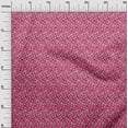 thumbnail image 2 of oneOone Silk Tabby Fabric Leaves & Floral Block Print Fabric By The Yard 42 Inch Wide, 2 of 4