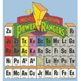 thumbnail image 2 of Boy's Power Rangers Periodic Table of Heroes  Graphic Tee Light Blue Medium, 2 of 4