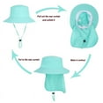 thumbnail image 6 of Deals Ausyst Baby Hats Clearance! Children Bucket Hat Kids Unisex Beach Protection Outdoor Essential Sun Cap Toddler Hat, 6 of 6