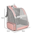 thumbnail image 2 of Bolsa transpirable para gatos, mochila portátil para salir, mochila escolar para gatos, bolsa de transporte ligera y plegable para perros, 2 of 5