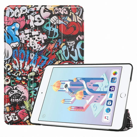 iPad mini 5 2019 case, Dteck Smart Cover Trifold Stand Hard Back Cover For iPad mini 5th Gen 2019/iPad mini (Best Back Cover For Ipad 4)