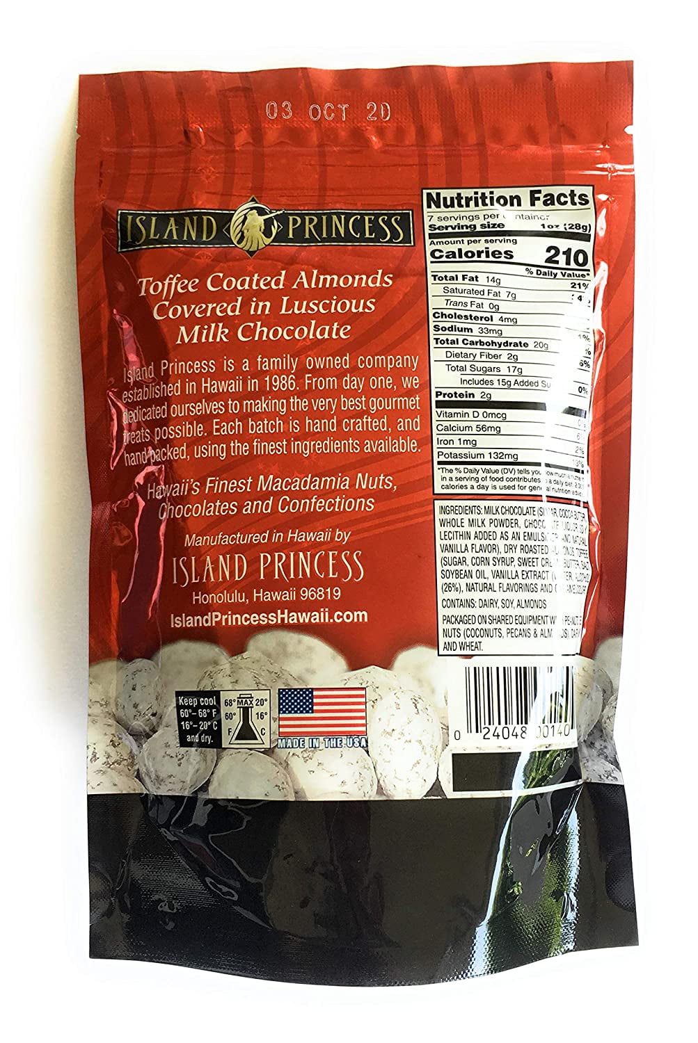 Island Princess Aloha Almonds