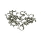 thumbnail image 1 of 12 piezas de latón, no perforante, tornillo ajustable, clip para pendientes, ganchos , manualidades para bricolaje Plata perfecl Resultados de la joyería del pendiente del clip, 1 of 8