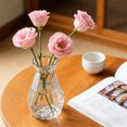 thumbnail image 2 of Clear Glass Vase Small Decorative Flower Vase for Home Decor Table Centerpiece Living Room Bedroom Office Floral Arrangement Buds Vase, 2 of 6