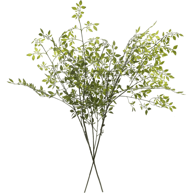 Scidweet 2-Pack Artificial Nandina Faux Plant Stems, 43.3" photo 1
