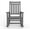 Gray, variant on Senfot Weather Resistant HDPE Outdoor Rocking Chair - High Backrest, Easy Assembly, Perfect for Garden, Lawn, Deck, and Porch White