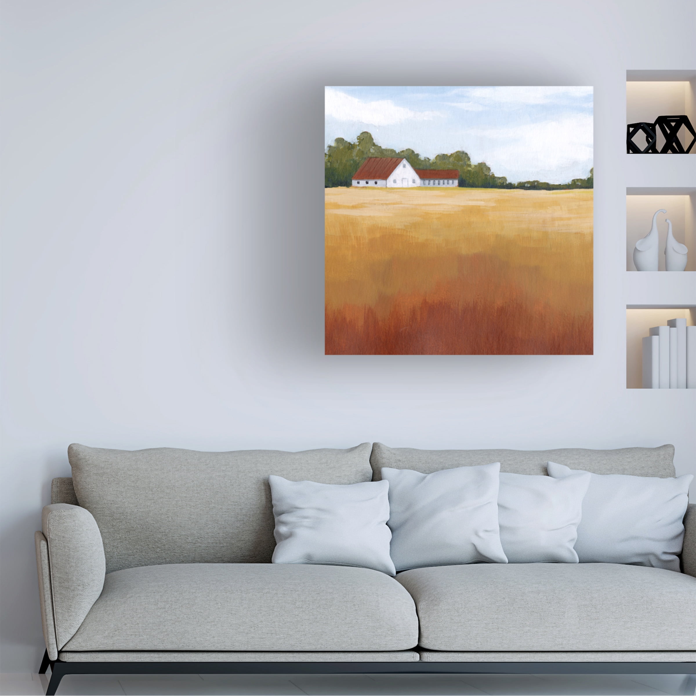 Grace Popp 'Prairie Premise I' Canvas Art