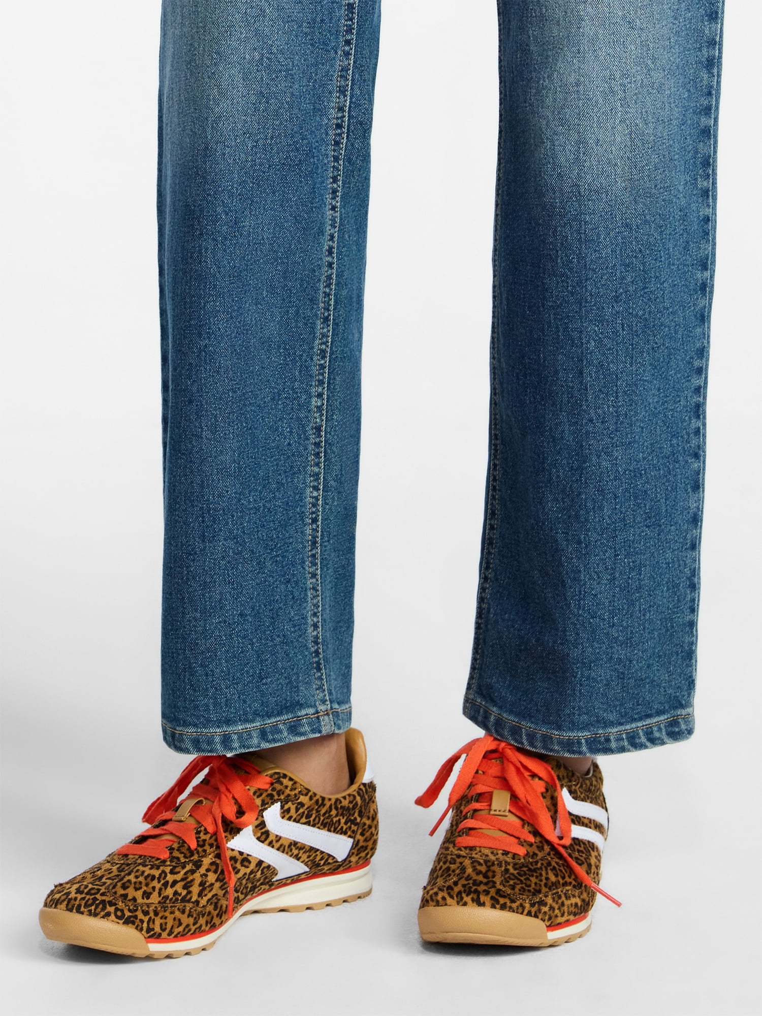 No Boundaries Retro Lace-Up Sneakers, Women's