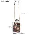 thumbnail image 2 of FORMRS Crossbody Bag for Women Quilted Travel Shoulder Cell Phone Purse with Chain Strap Handbag, Small Colorful Flower, 2 of 7
