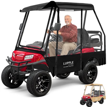 LUPPLE Golf Cart Universal 4 Passenger 59" Enclosure for Club Car EZGO Yamaha