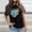 Black, variant on Graphic Tees for Women's T-Shirts crafted for casual fashion featuring 80s and 90s designs Brown XL