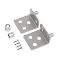 thumbnail image 2 of DOLITY 2 Pcs Supports d'Angle en Métal Robustes pour Armoire Placard Argent, 2 of 7