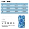 thumbnail image 6 of Fotbe Men's Vibrant Blue Floral Print Men's Sleeveless Muscle Tank Tops Casual T-Shirts for Gym Workout Beach-XX-Large, 6 of 8